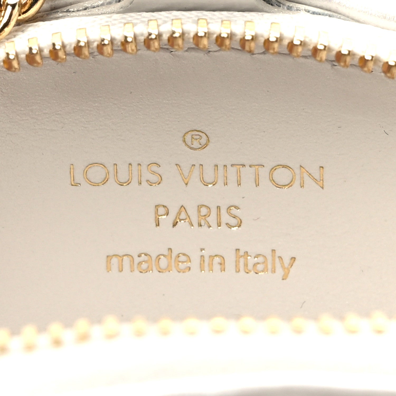 Louis Vuitton Cowhide By The Pool Shell Coin Purse White 5 of 7