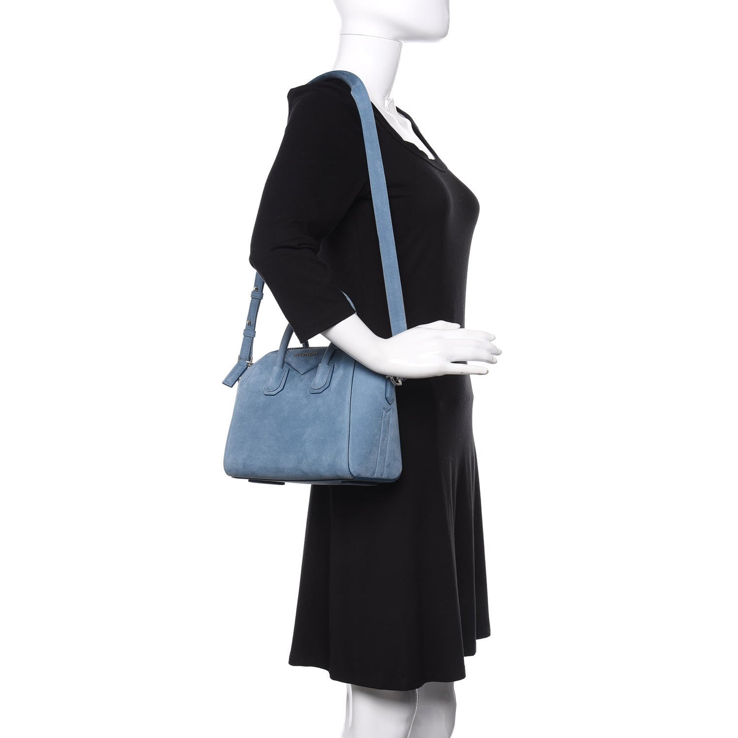 Nubuck Mini Antigona Blue