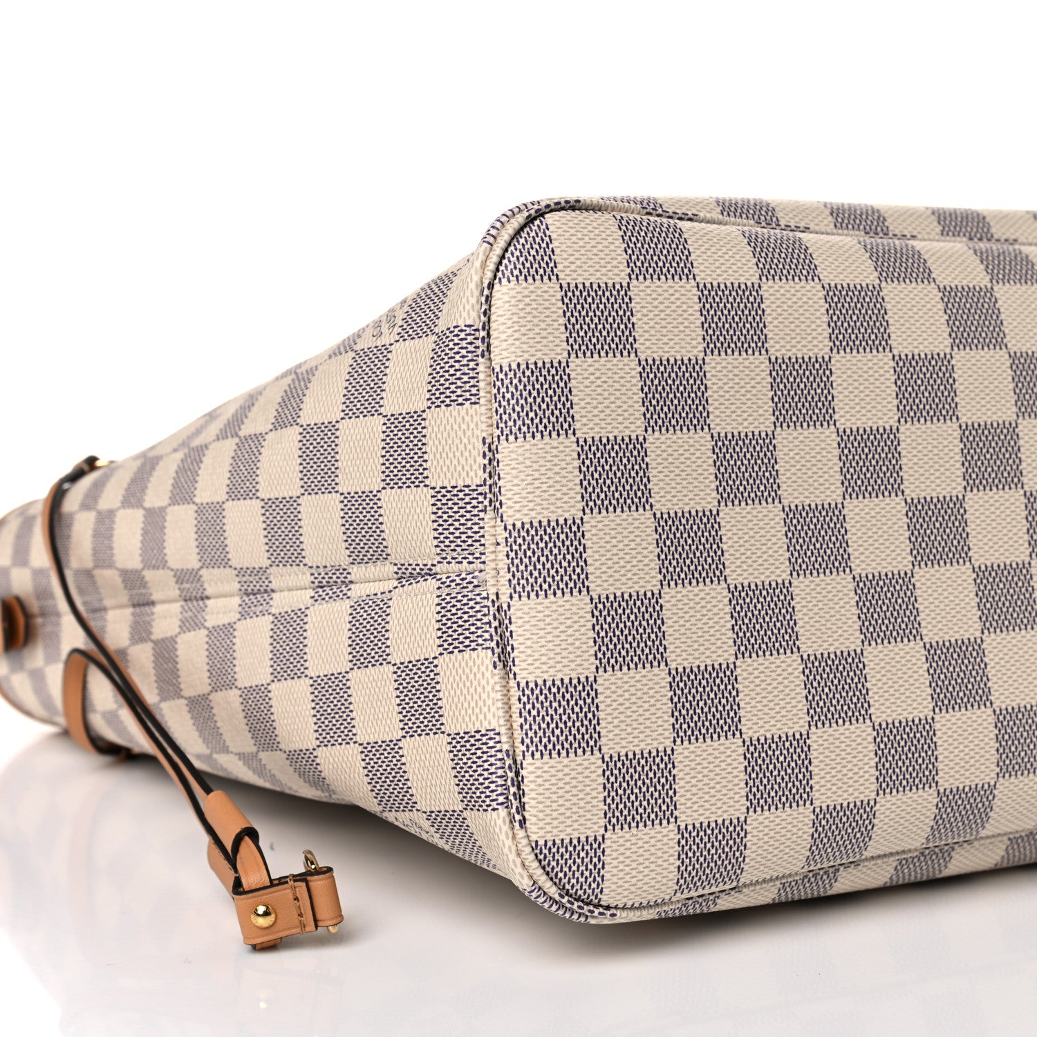 Louis Vuitton Damier Azur Braided Neverfull MM Orange 9 of 12