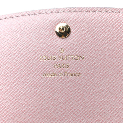Louis Vuitton Monogram Bloom Flower Emilie Wallet Blue Jean 6 of 7