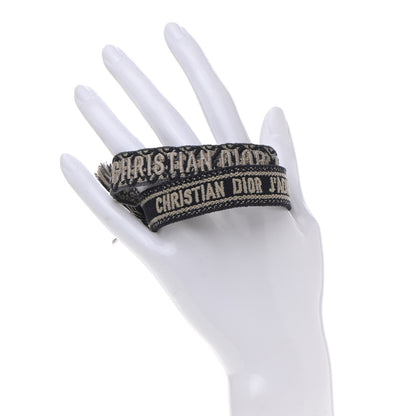 Christian Dior Woven Cotton J'Adior Friendship Bracelet Set Navy 2 of 4