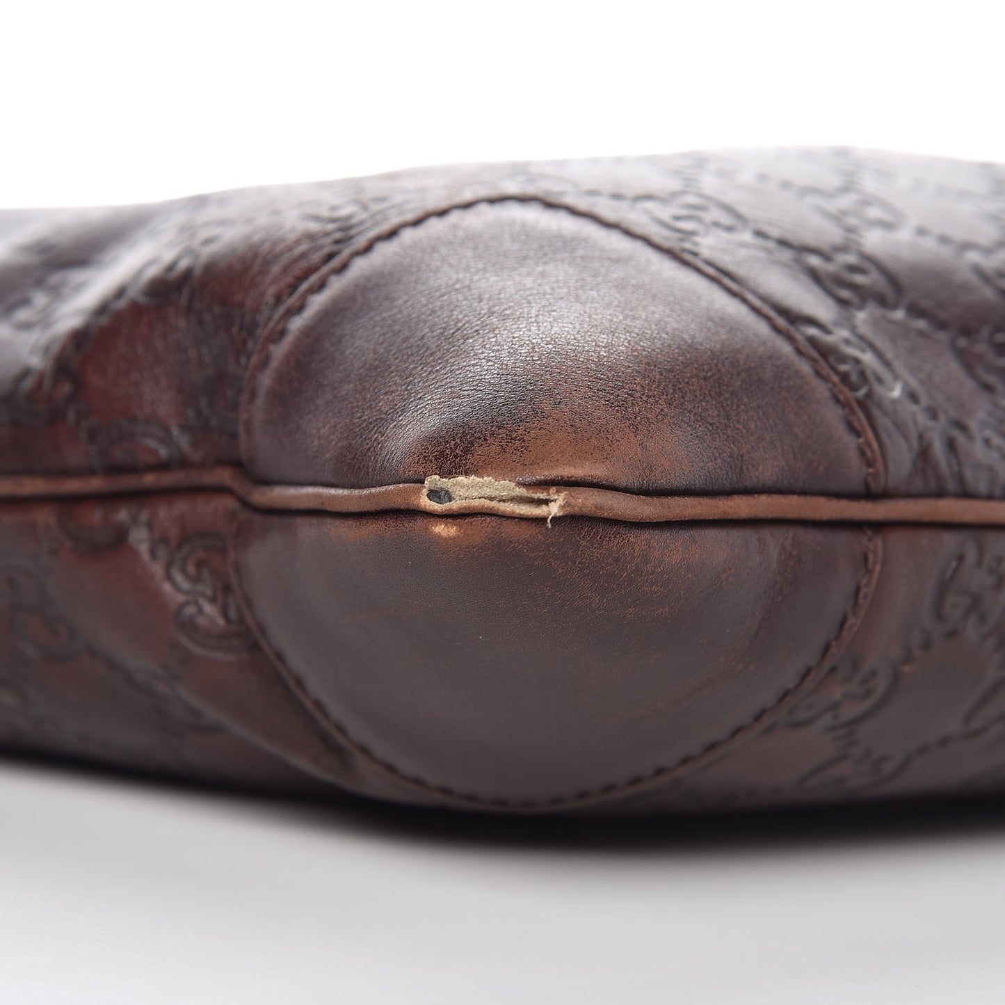 Guccissima GG Messenger Bag Chocolate
