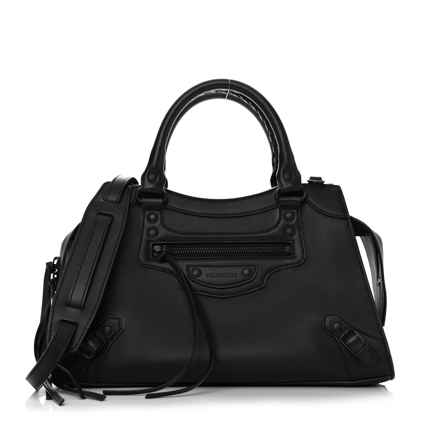 Balenciaga Smooth Calfskin Neo Classic Black Hardware S City Black 1 of 10
