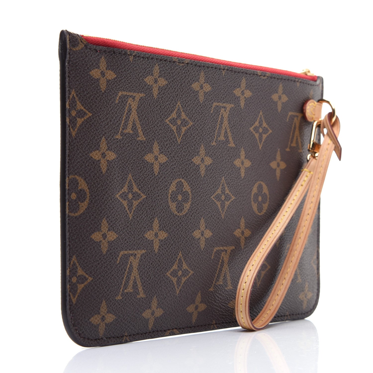 Louis Vuitton Monogram Neverfull MM GM Pochette Cherry 3 of 11