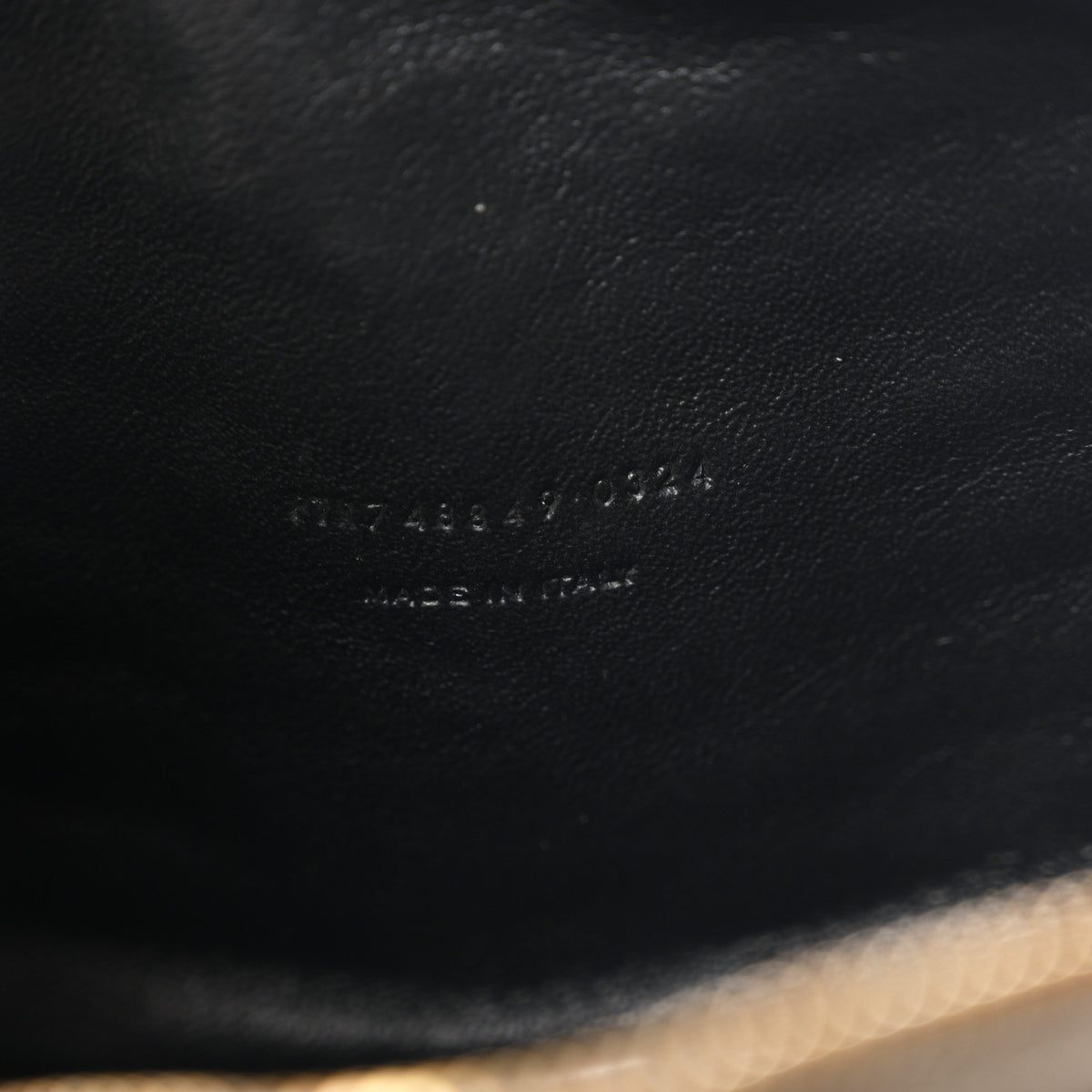 Saint Laurent Calfskin Matelasse Monogram Mini Lou Camera Bag Light Musk 7 of 11