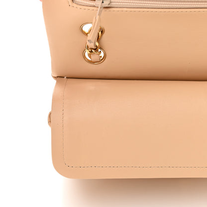Chanel Lambskin Quilted Small Double Flap Beige 11 of 14