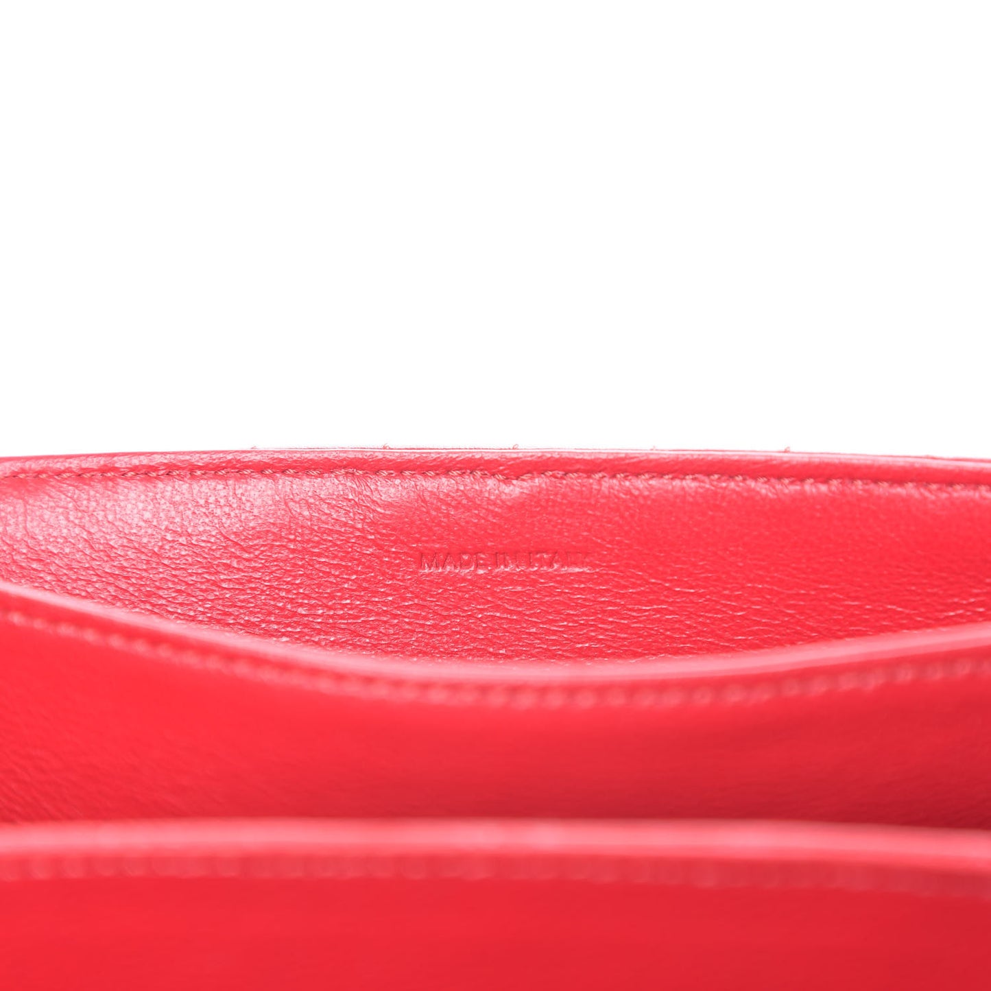 Calfskin Quilted Medium C Bag Red