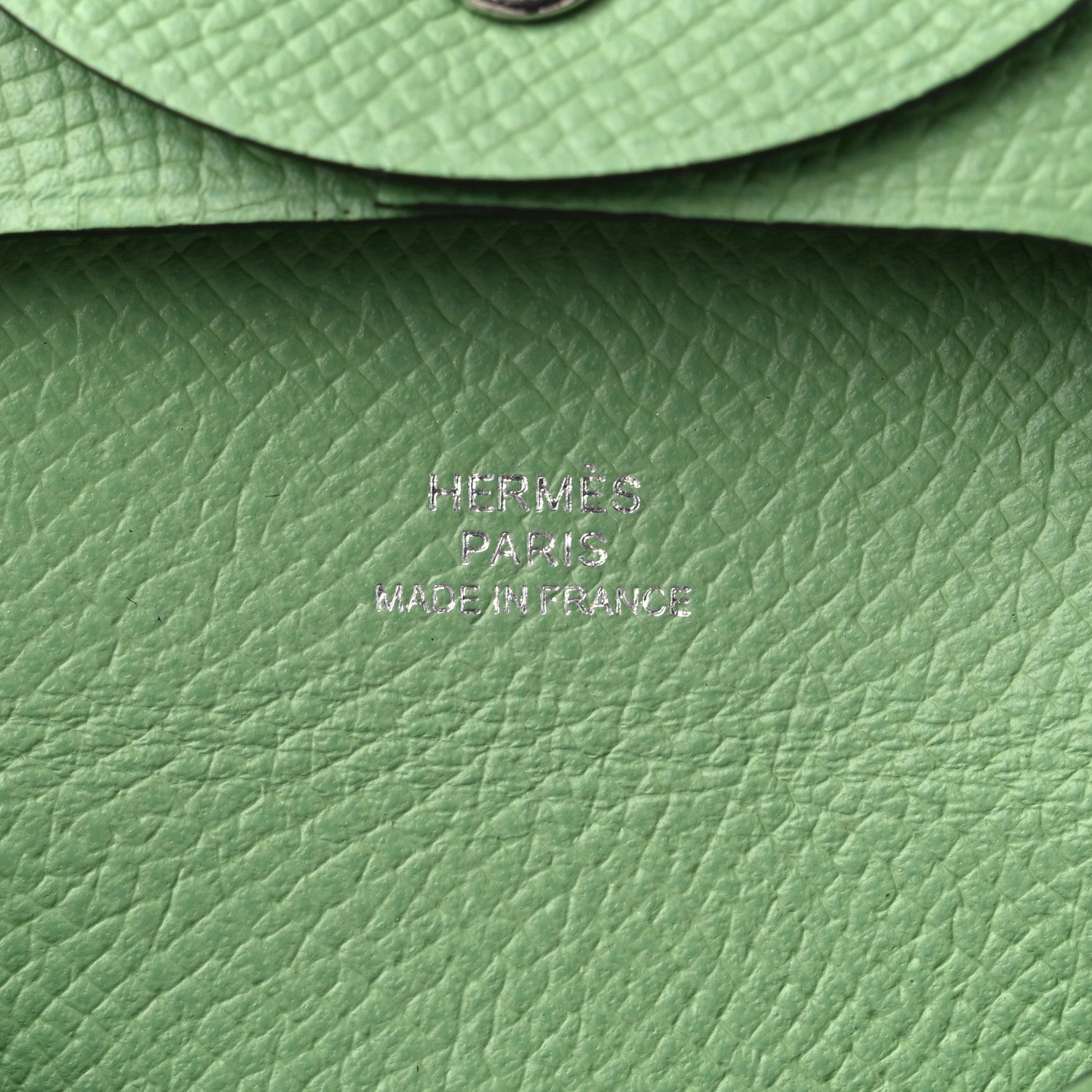 Hermes Epsom Bastia Coin Purse Vert Criquet 6 of 7