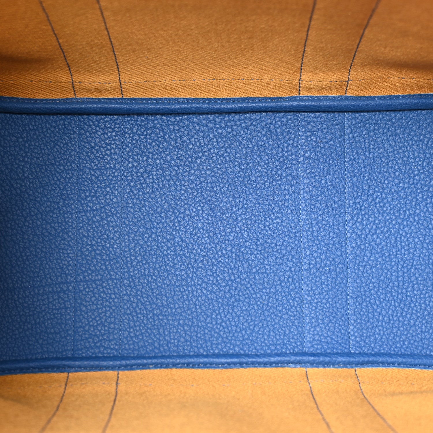 Hermes Twill H Negonda Garden Party 36 MM Tote Ecru Desert Bleu France 5 of 12