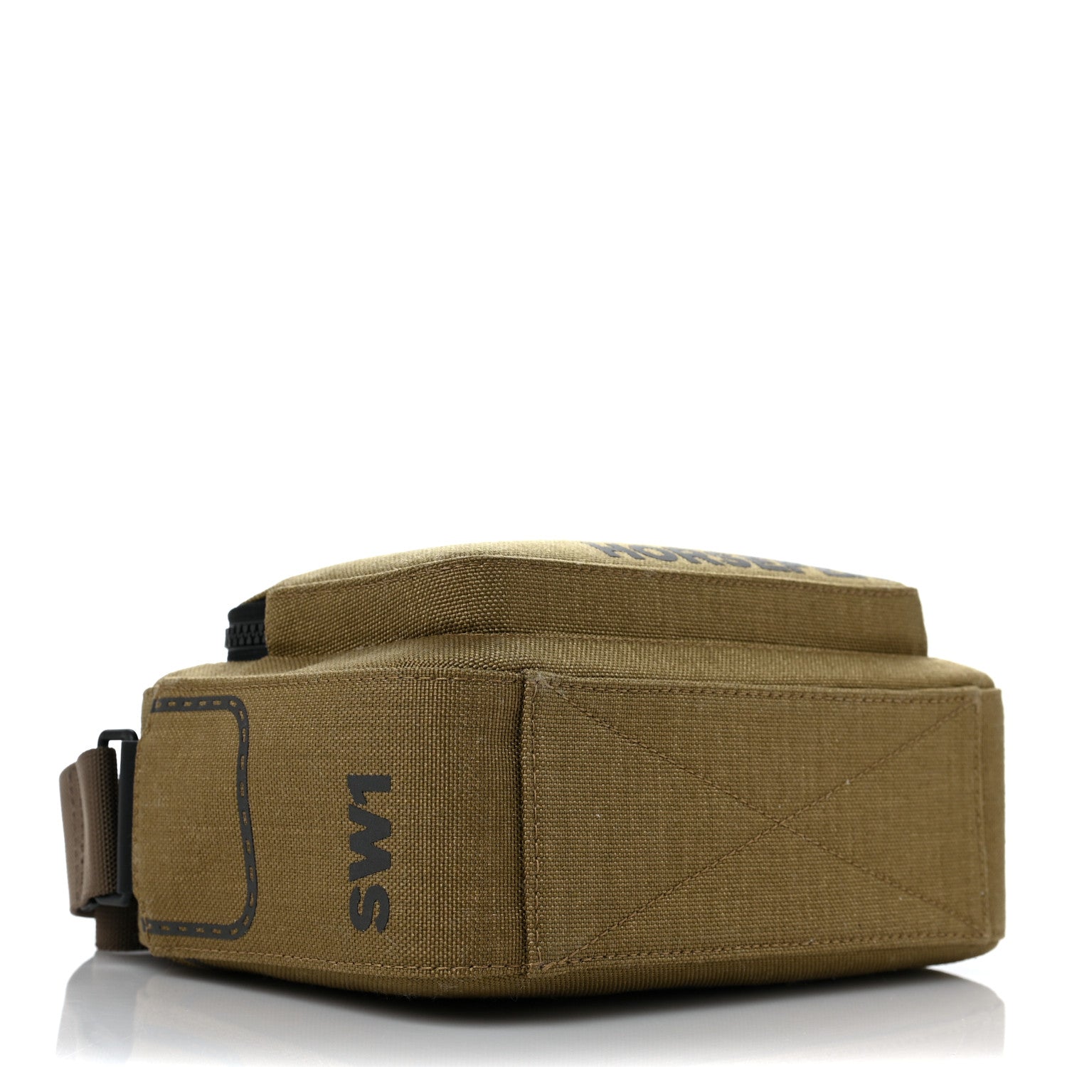 Burberry Canvas Paddy Horseferry Logo Crossbody Bag Moss Green 4 of 10