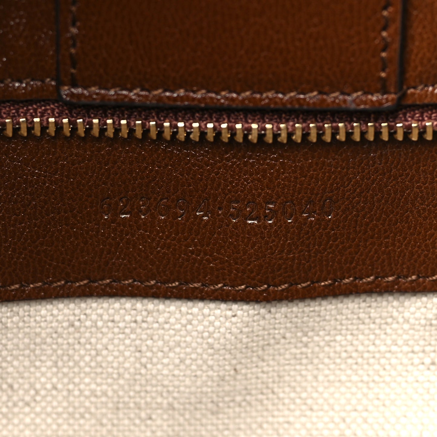 Monogram Horsebit 1955 Tote Bag Beige Brown Sugar