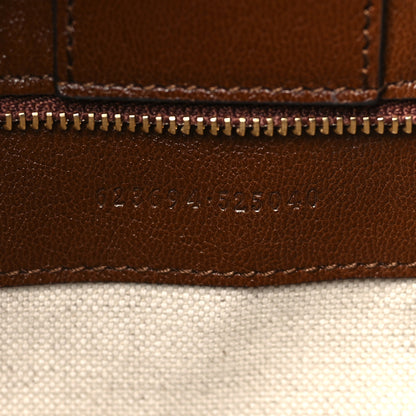 Gucci Monogram Horsebit 1955 Tote Bag Beige Brown Sugar 7 of 9