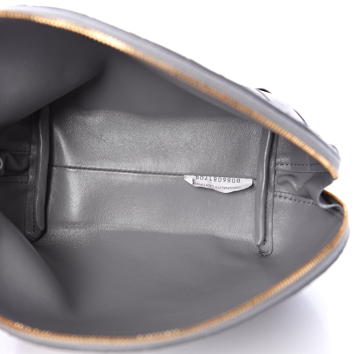 Bottega Veneta Nappa Intrecciato Cosmetic Case Concrete 4 of 10