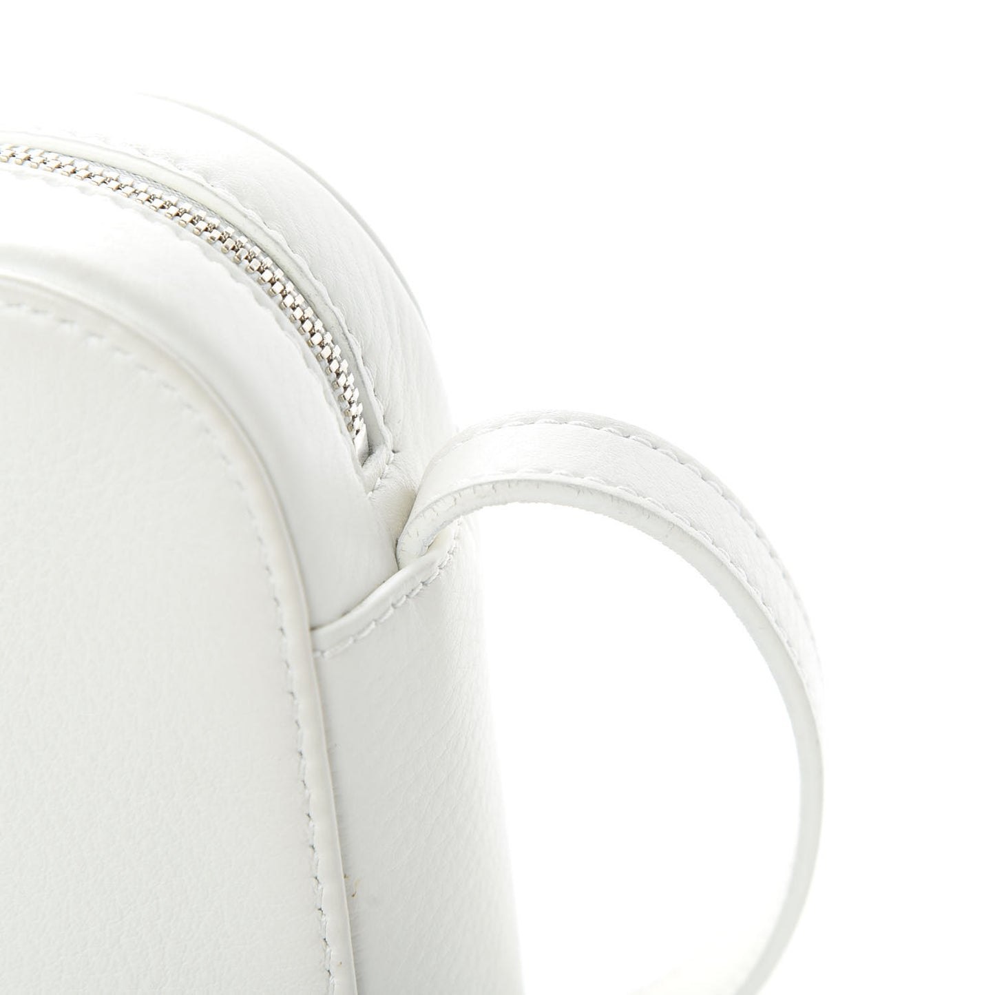 Calfskin Logo S Everyday Camera Bag White