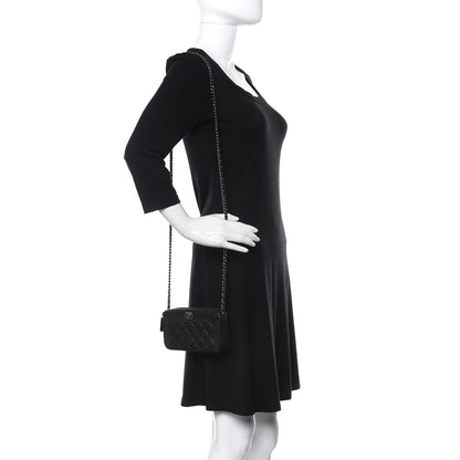 Chanel Calfskin Quilted Small Boy Clutch With Chain Black 2 of 11