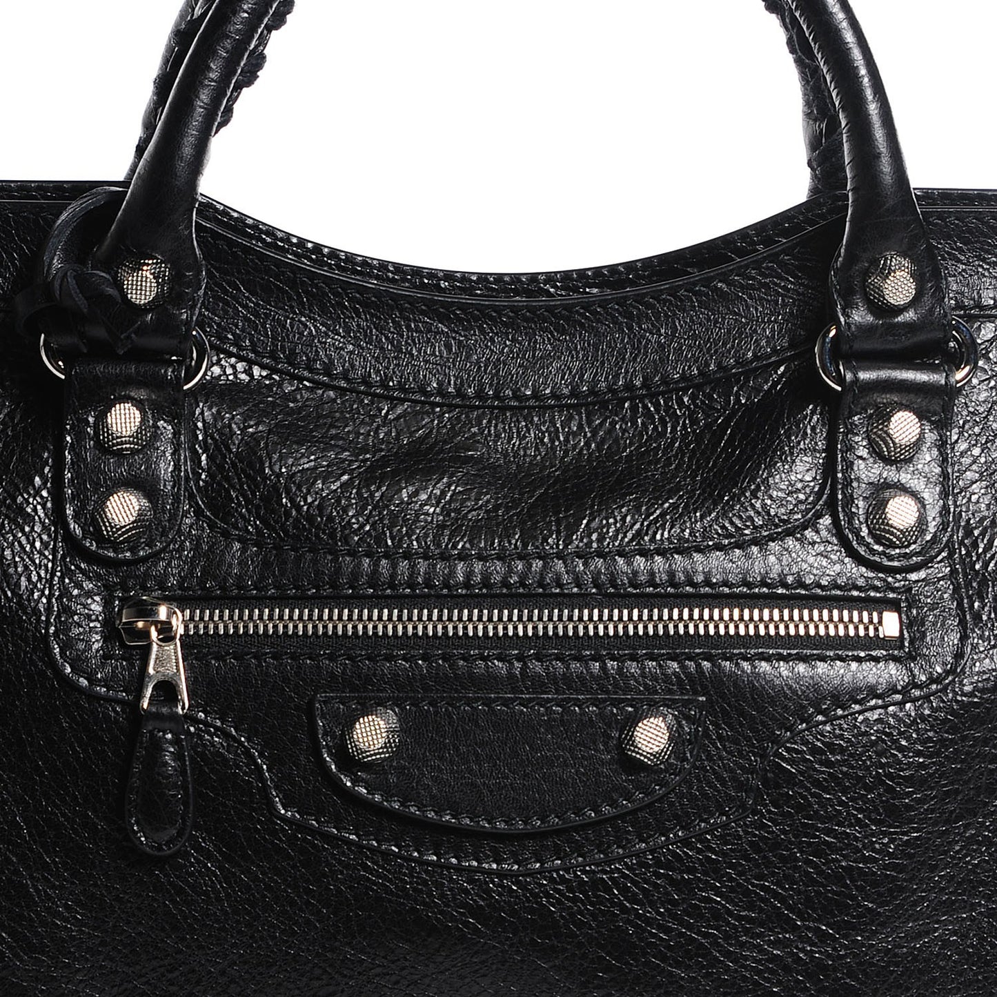 Agneau Giant 12 Silver Hardware City Black