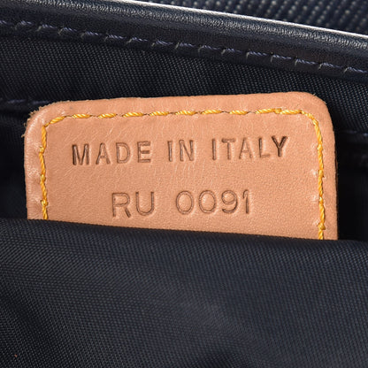 Christian Dior Denim Calfskin Saddle Bag Blue 7 of 9