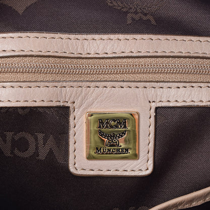 MCM Visetos Hobo Beige 7 of 17