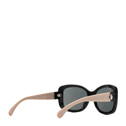 Chanel Acetate CC Sunglasses 5322 Black Beige 3 of 8