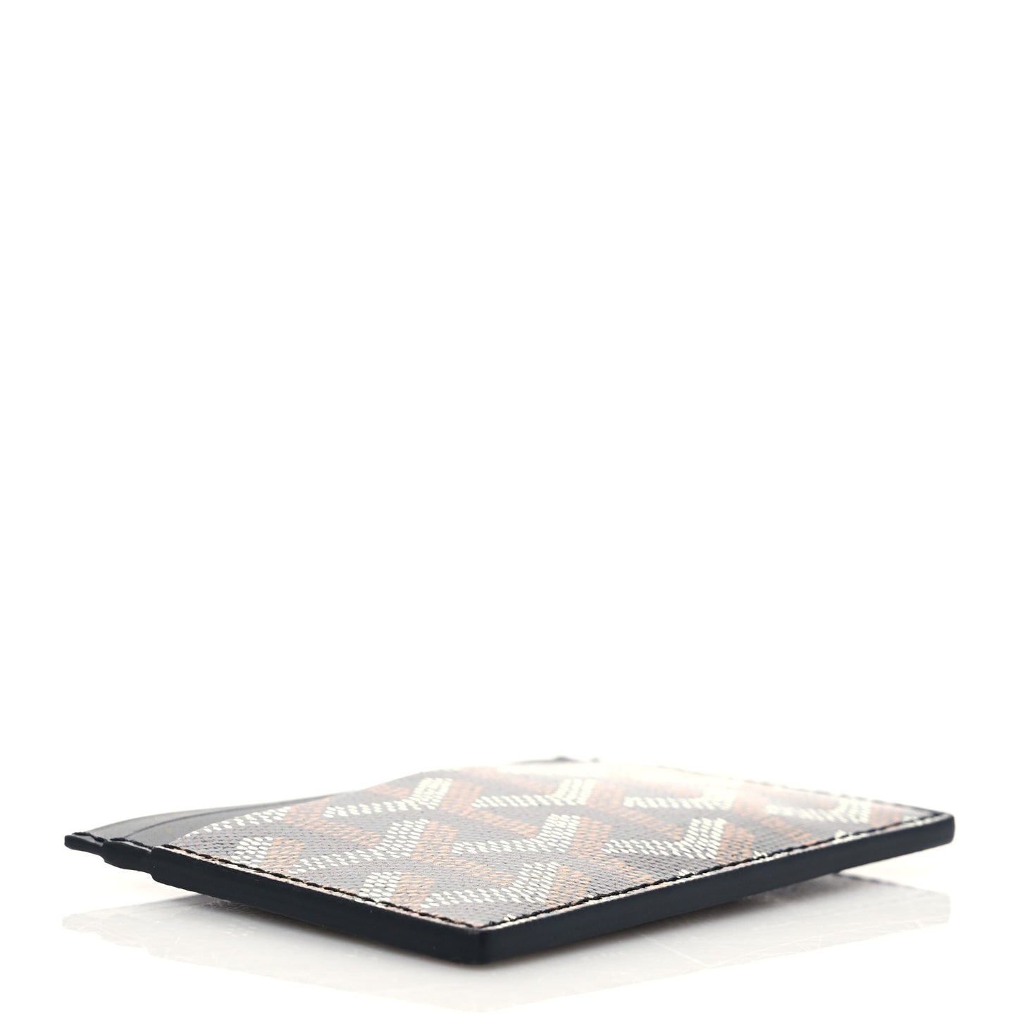 Goyardine Saint Sulpice Card Holder Black