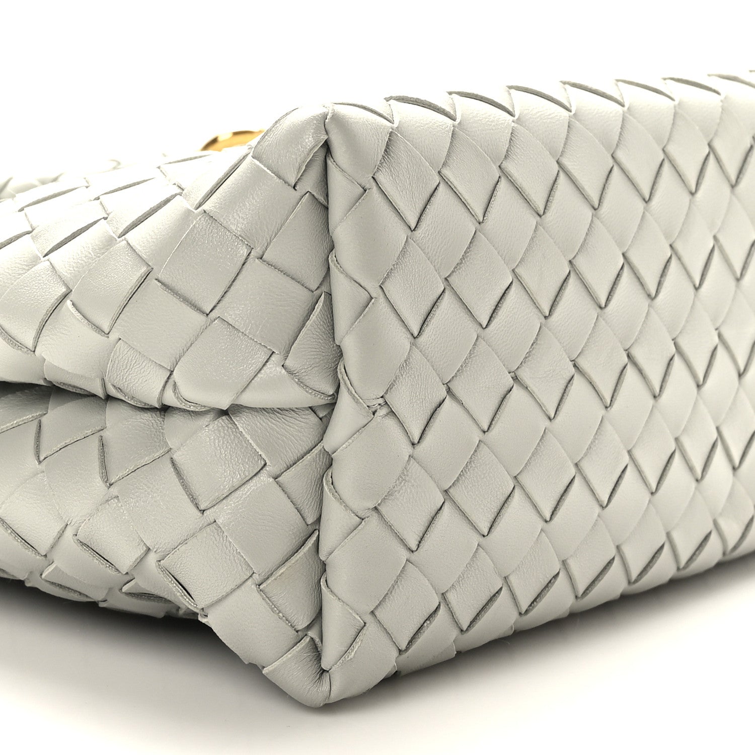 Bottega Veneta Nappa Intrecciato Medium Andiamo Shoulder Bag Agate Grey 7 of 8