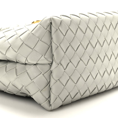 Bottega Veneta Nappa Intrecciato Medium Andiamo Shoulder Bag Agate Grey 7 of 8