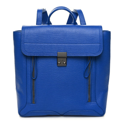 3.1 Phillip Lim Textured Calfskin Pashli Backpack Cobalt 1 of 10