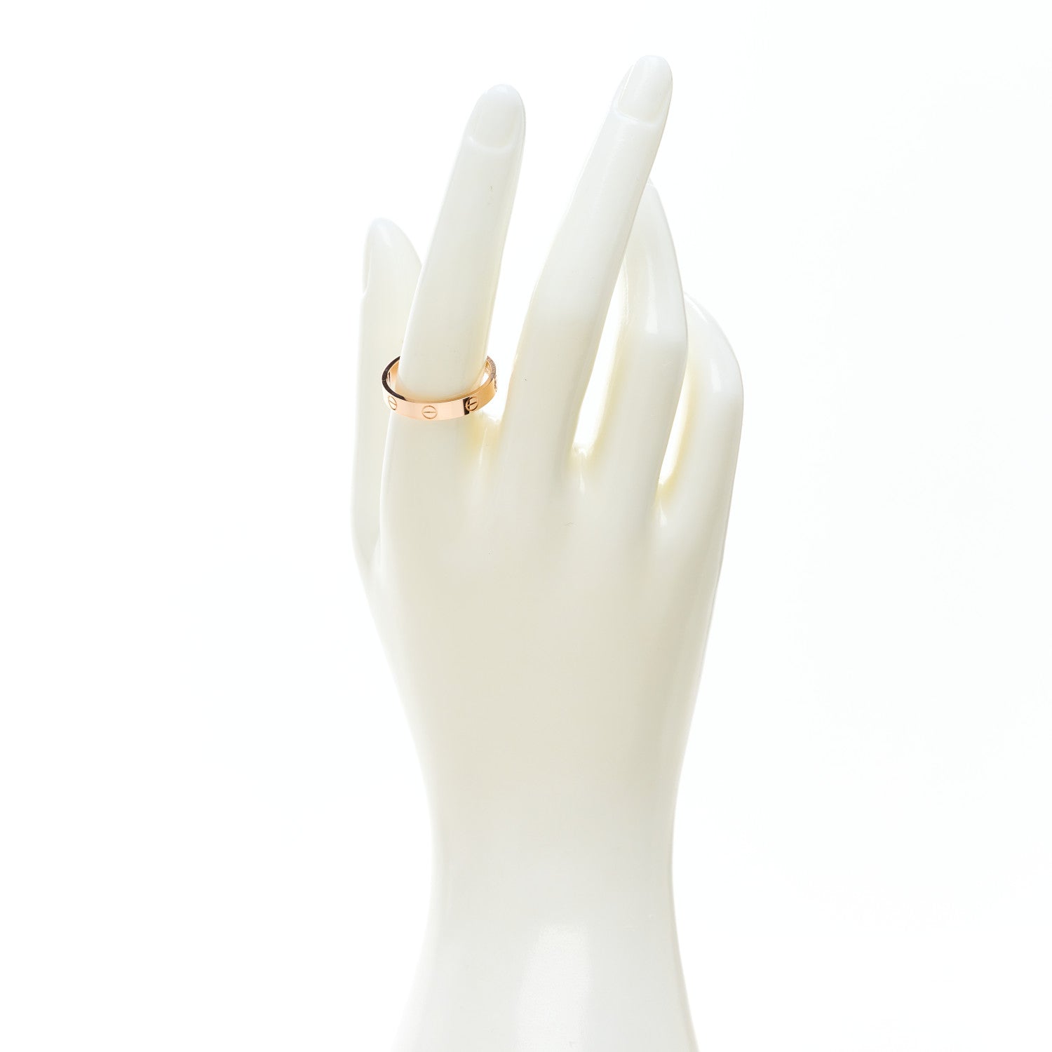 Cartier 18K Pink Gold 3.5mm LOVE Wedding Band Ring 59 8.75 2 of 5