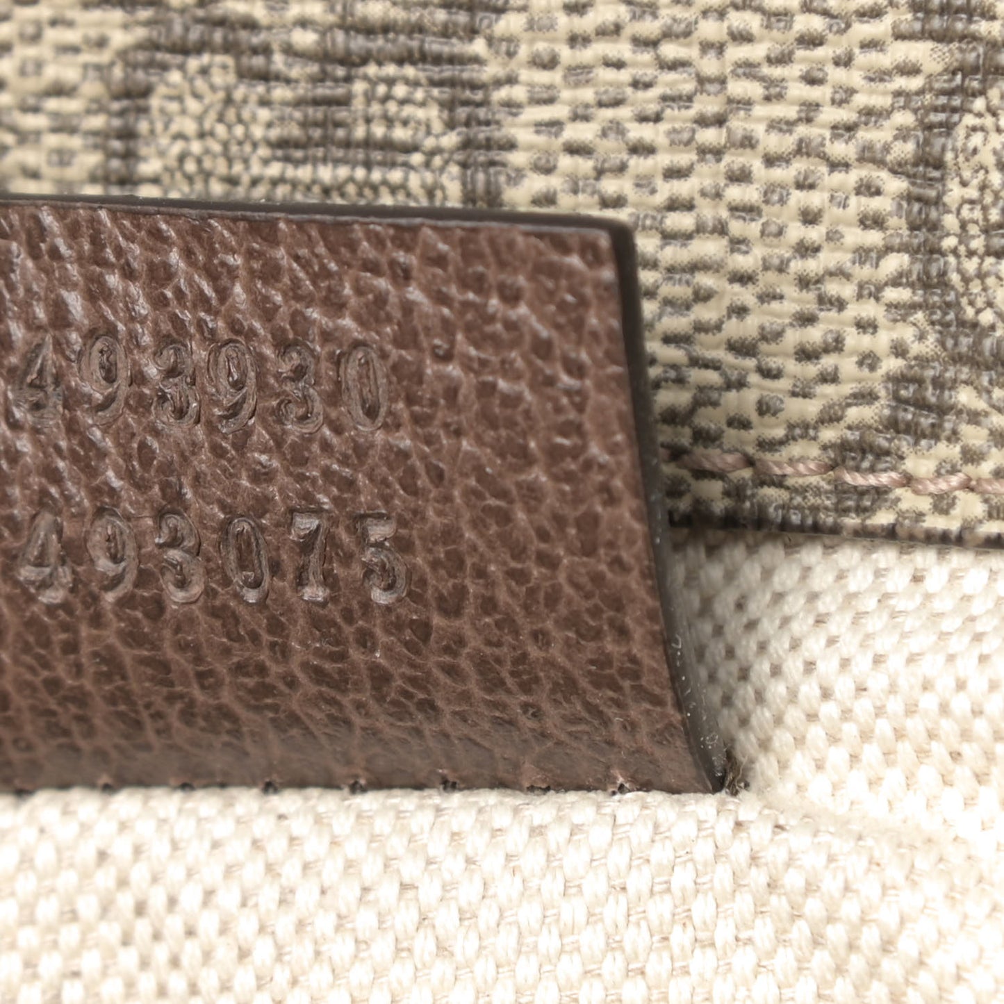 GG Supreme Monogram Neo Vintage Web Belt Bag Brown