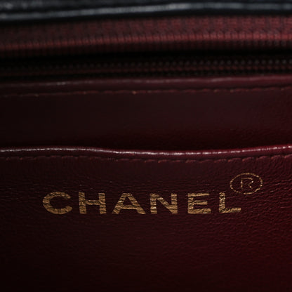 Chanel Lambskin Quilted XL Jumbo Single Flap Black 6 of 10