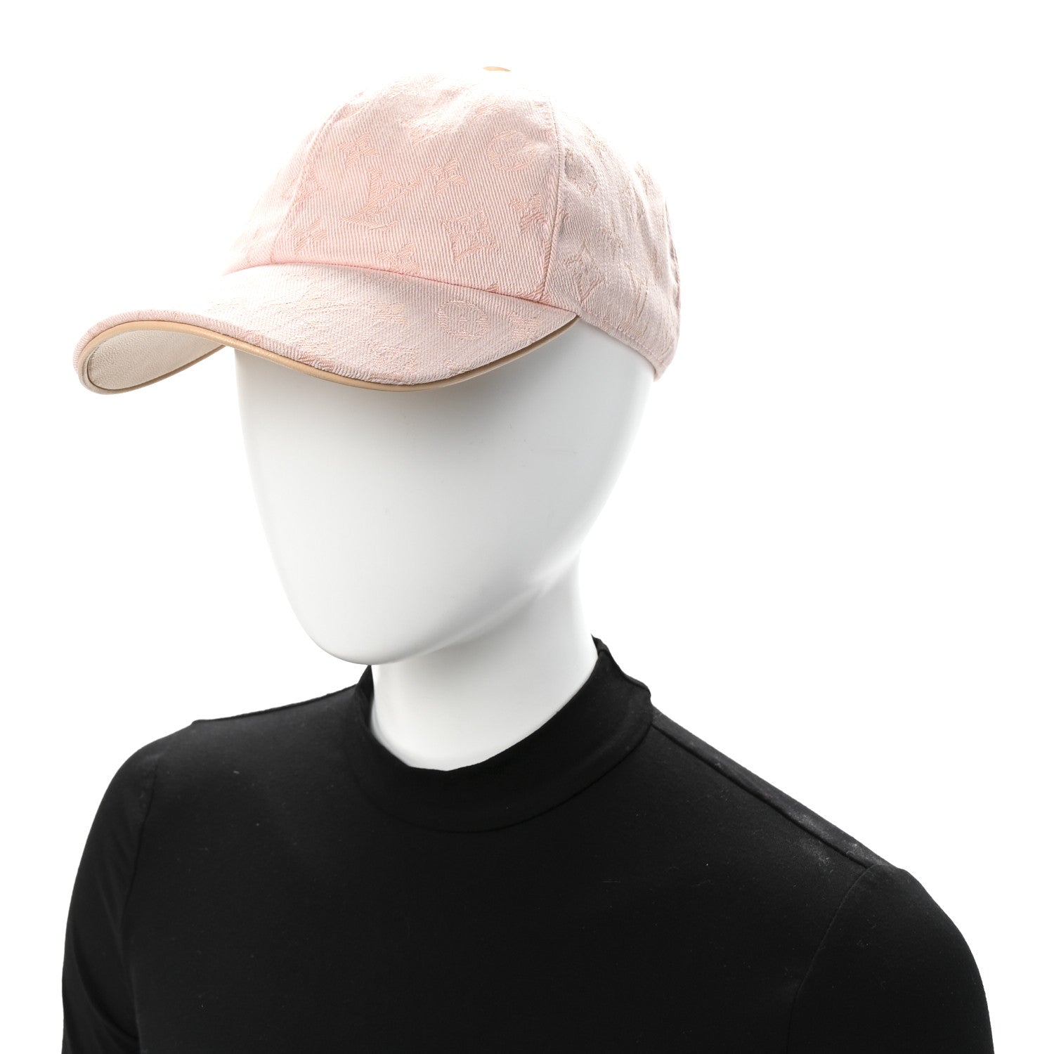 Louis Vuitton Cotton Monogram Jacquard Be My Cap L Rose 2 of 8