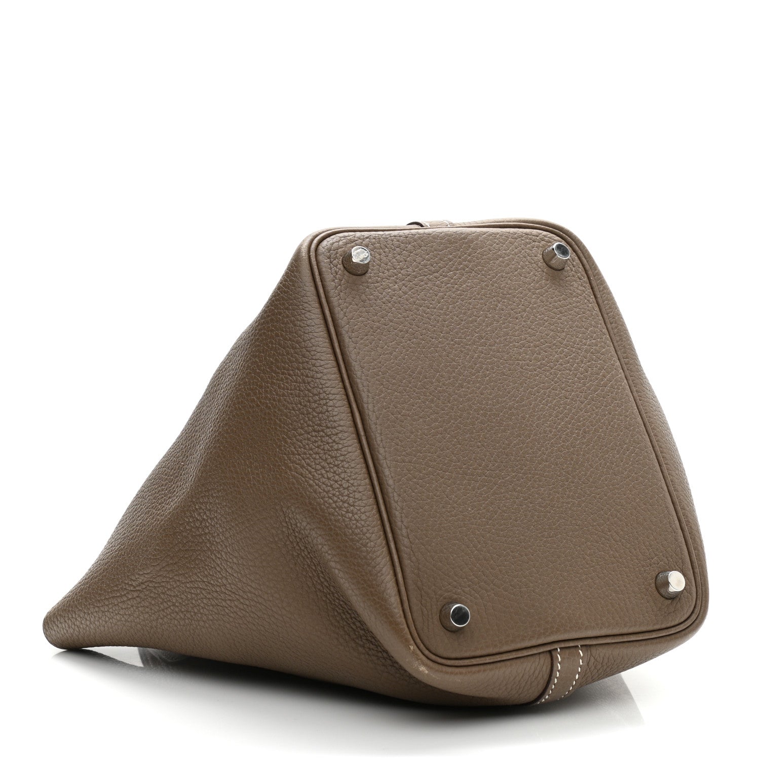 Hermes Taurillon Clemence Picotin Lock 18 PM Etoupe 4 of 11