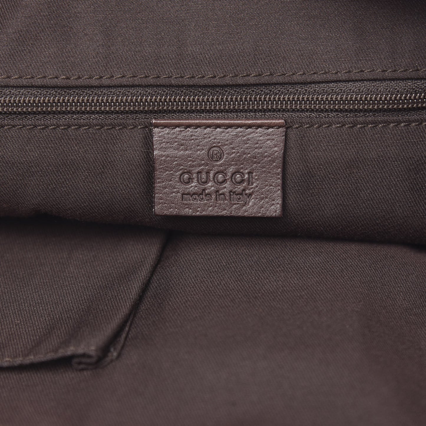 Monogram Small Abbey Tote Dark Brown
