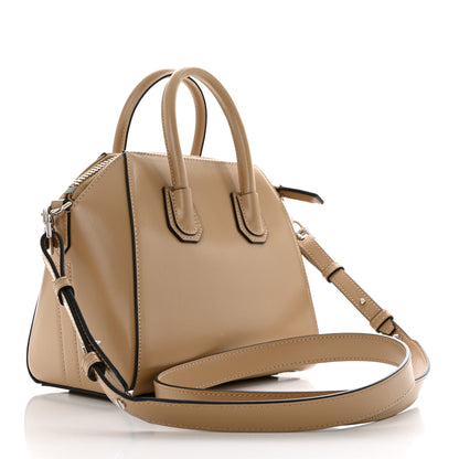 Givenchy Shiny Lord Calfskin Mini Antigona Nude 2 of 12