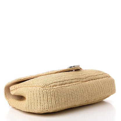 Saint Laurent Raffia Monogram Large College Satchel Naturale 4 of 14