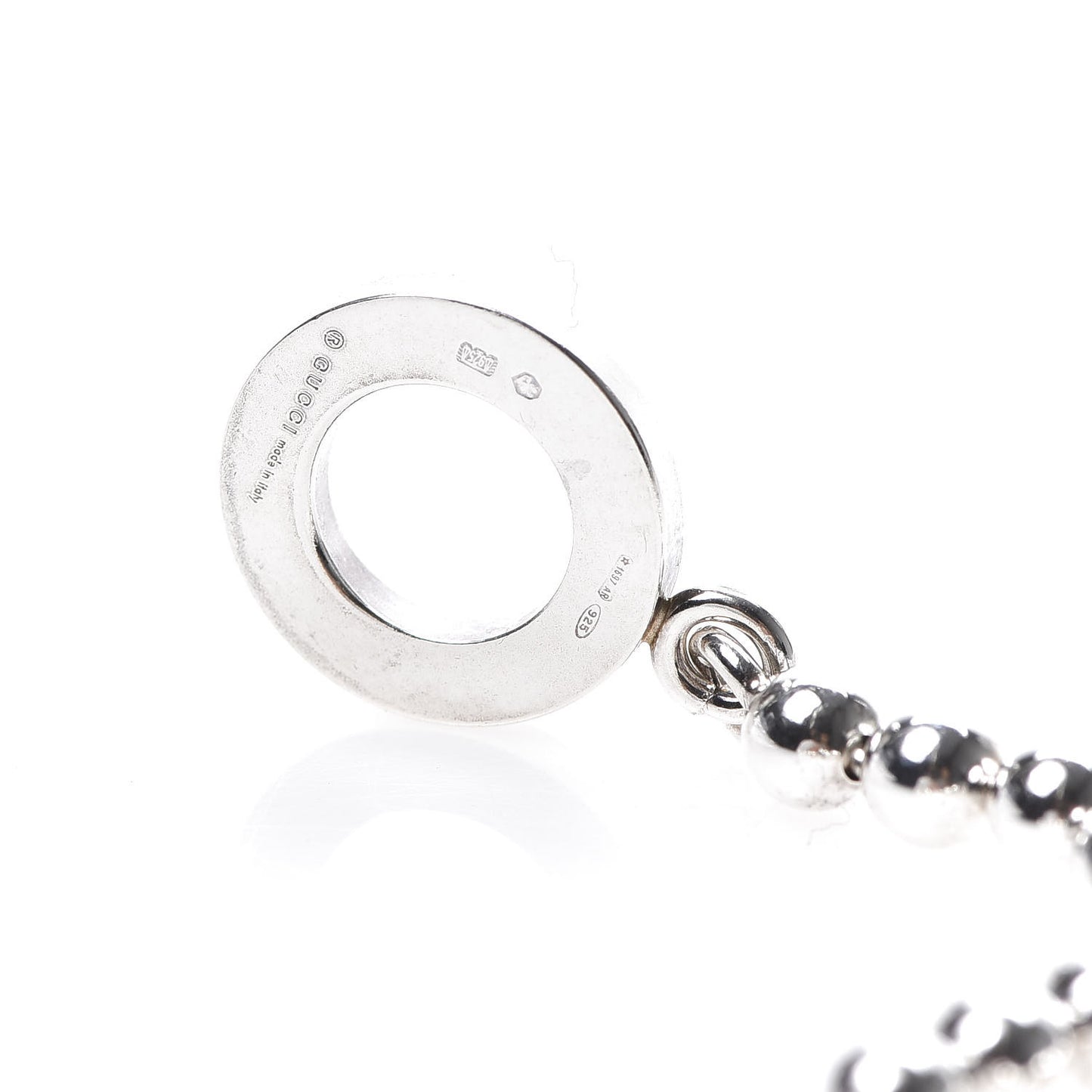 Sterling Silver Boule Toggle Necklace