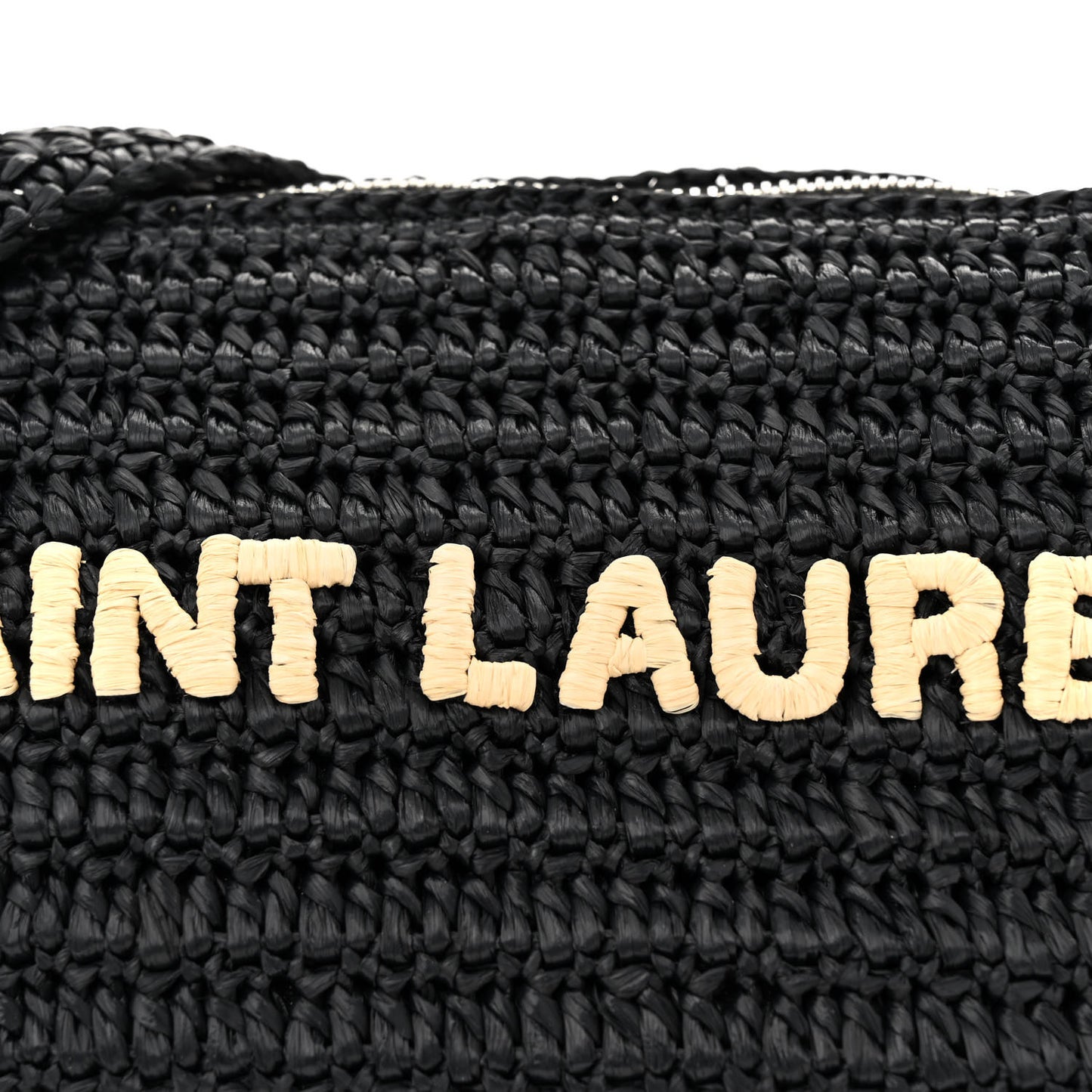 Raffia Le Crossbody Black