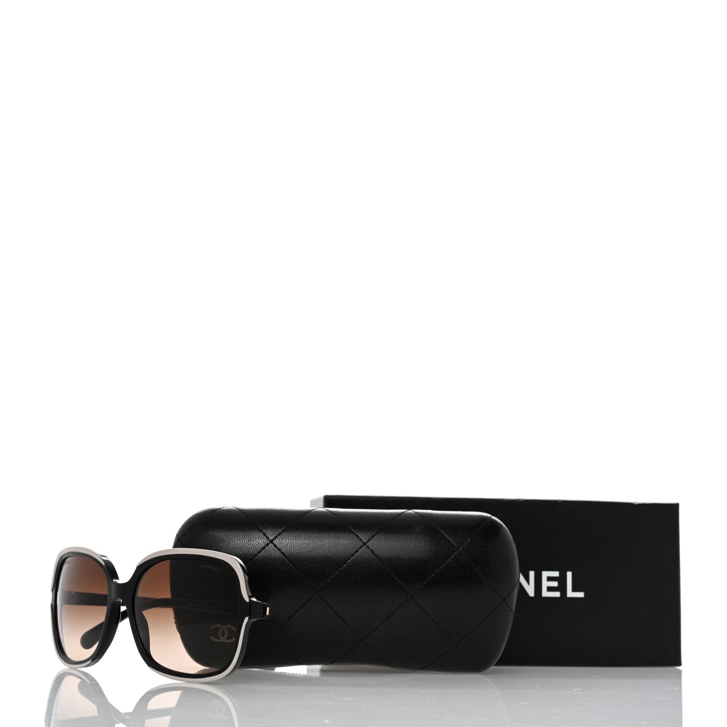 Chanel CC Sunglasses 5319 Black White 8 of 8