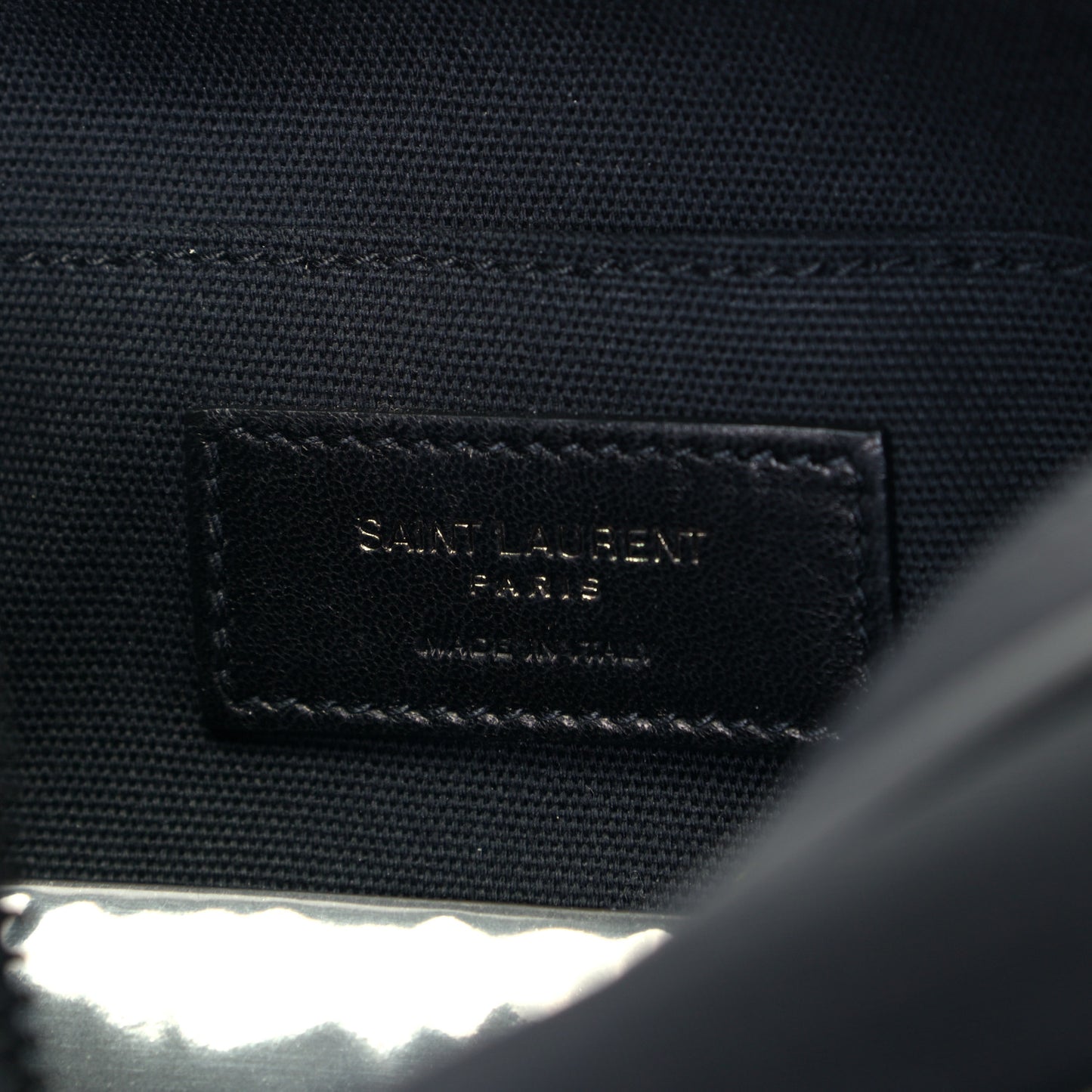 Lambskin Nylon Small Camp Camera Bag Black