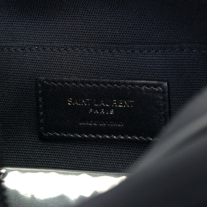 Saint Laurent Lambskin Nylon Small Camp Camera Bag Black 6 of 10