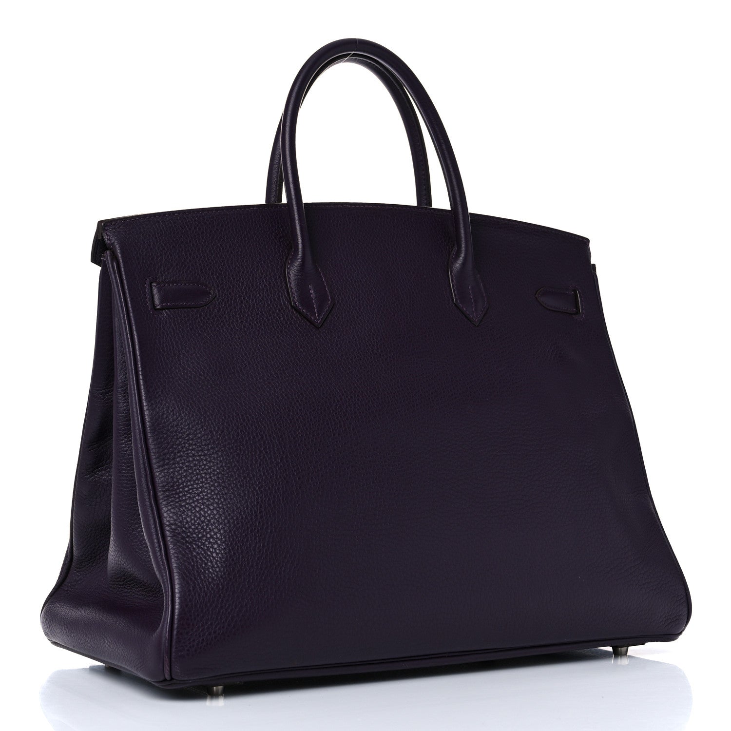Hermes Taurillon Clemence Birkin 40 Raisin 3 of 46