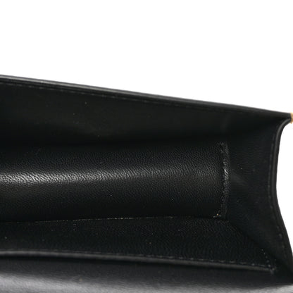 Valentino Garavani Metallic Calfskin Crystal Vlogo Micro Loco Shoulder Bag Platino 5 of 9