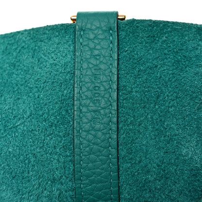 Hermes Taurillon Clemence Picotin Lock 22 MM Vert Verone 7 of 10