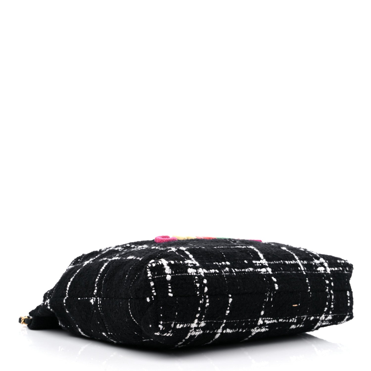 Chanel Wool Tweed Quilted Chanel 22 Black Multicolor 5 of 10