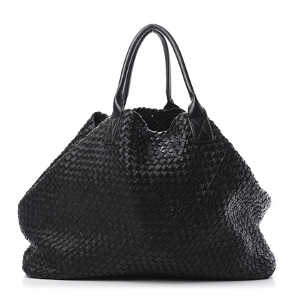 Bottega Veneta Nappa Intrecciato Cabat Black 3 of 13