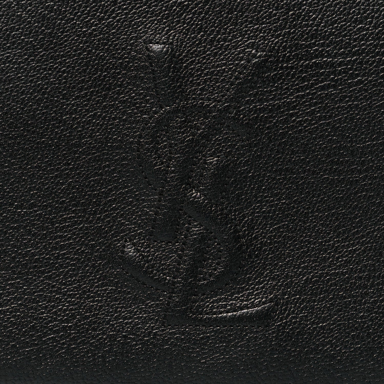 Saint Laurent Chevre Belle De Jour Zip Around Wallet Black 7 of 11