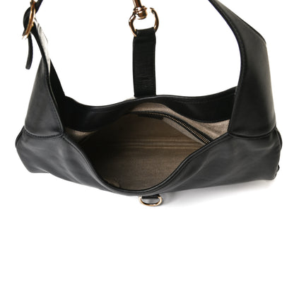 Gucci Calfskin Medium Jackie O Bouvier Hobo Black 5 of 12