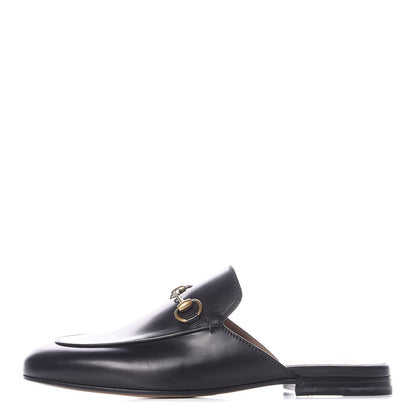 Gucci Calfskin Womens Princetown Slippers 37 Black 1 of 9