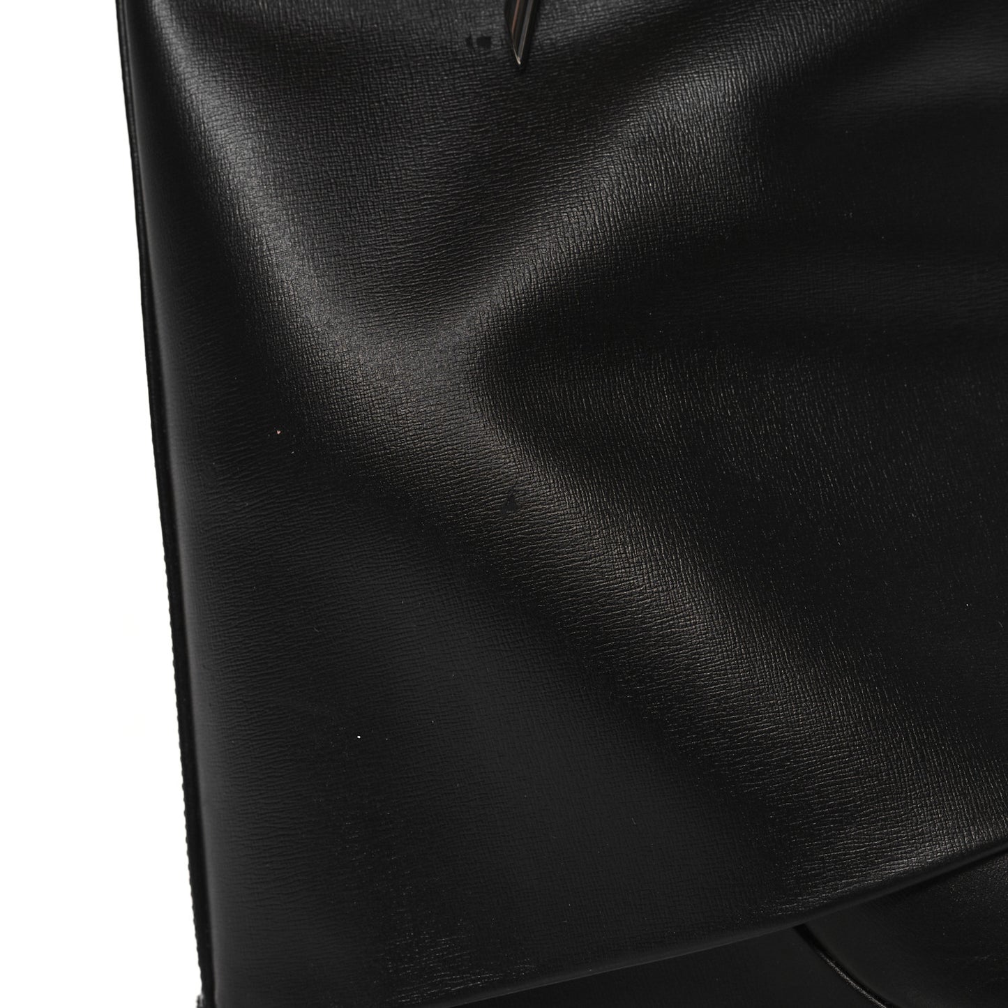 Calfskin Shark Lock Ankle Boots 36 Black