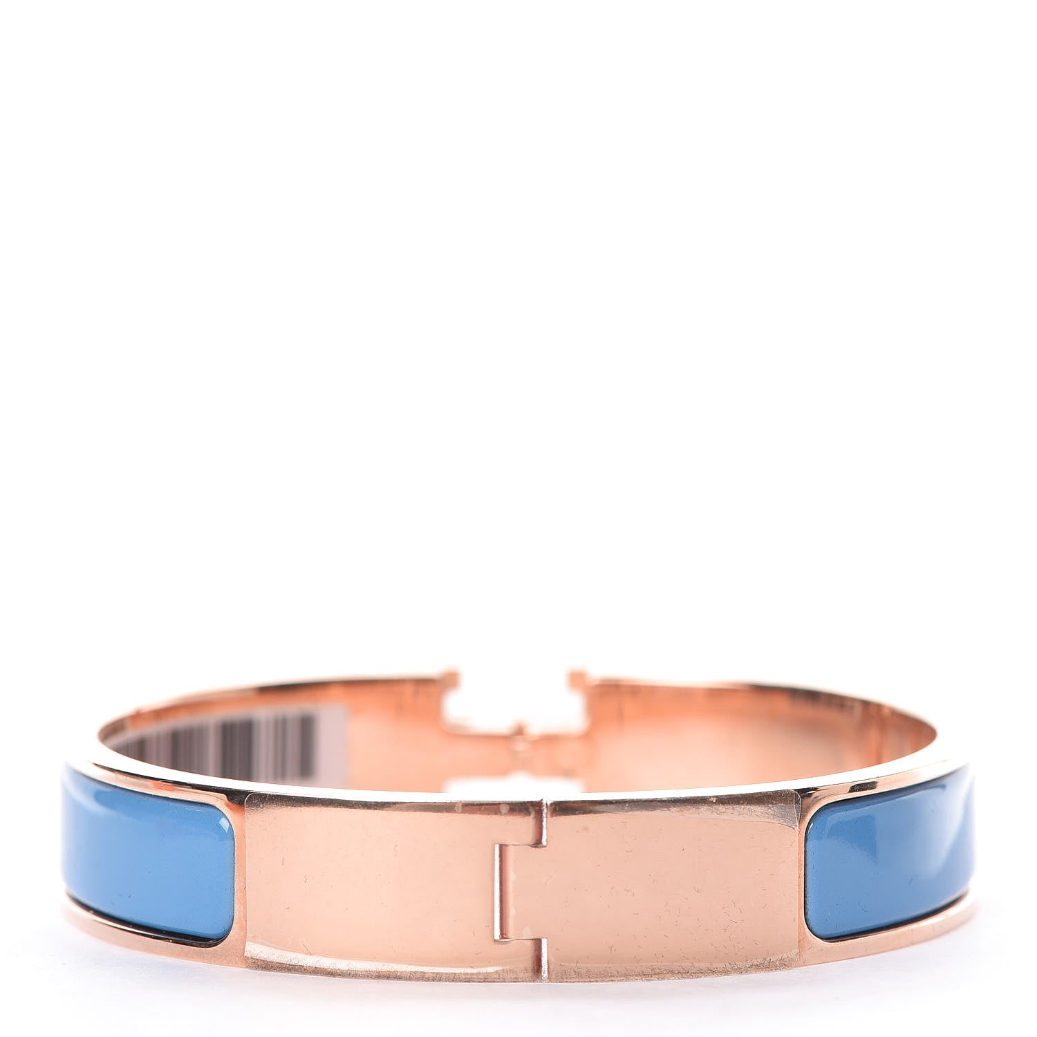 Hermes Enamel Narrow Clic Clac H Bracelet PM Bleu Cielo 3 of 5